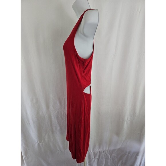 Soprano Dress Women's Red Knit Open Back Size Large - Picture 2 of 7
